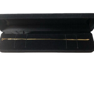 14kt Gold Italy 8” Herringbone Bracelet
